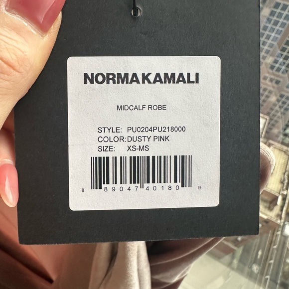 Norma Kamali beauty pink robe xs - Picture 6 of 6